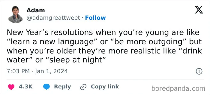 30 Hilariously Accurate Tweets About New Year's Resolutions