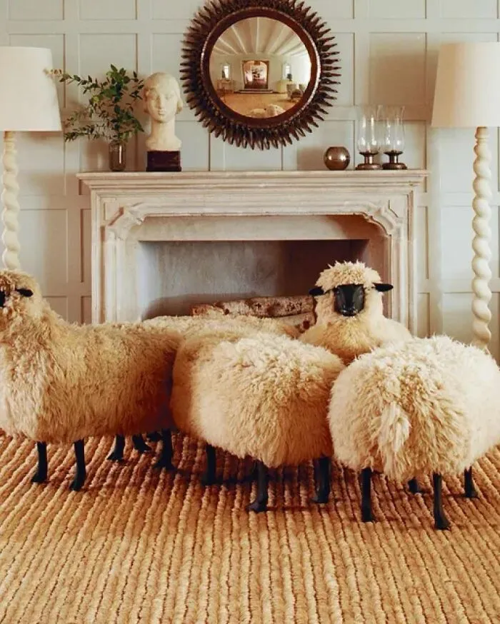 1960s Sheep Sculptures By François-Xavier & Claude Lalanne