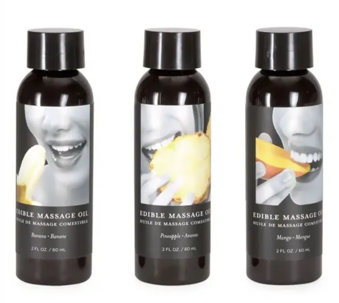 Tease And Please With A Twist – The <span Style="Font:inherit;color:#d74b1f;"> Earthly Body Edible Massage Oil Gift Set</Span> From Adam And Eve Is Here To Turn Massage Time Into Snack Time