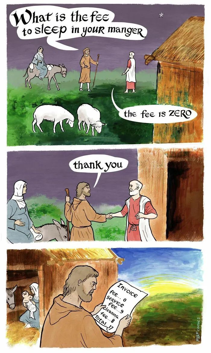 20 New Comics Infused With Unexpected Twists By "Perry Bible Fellowship"
