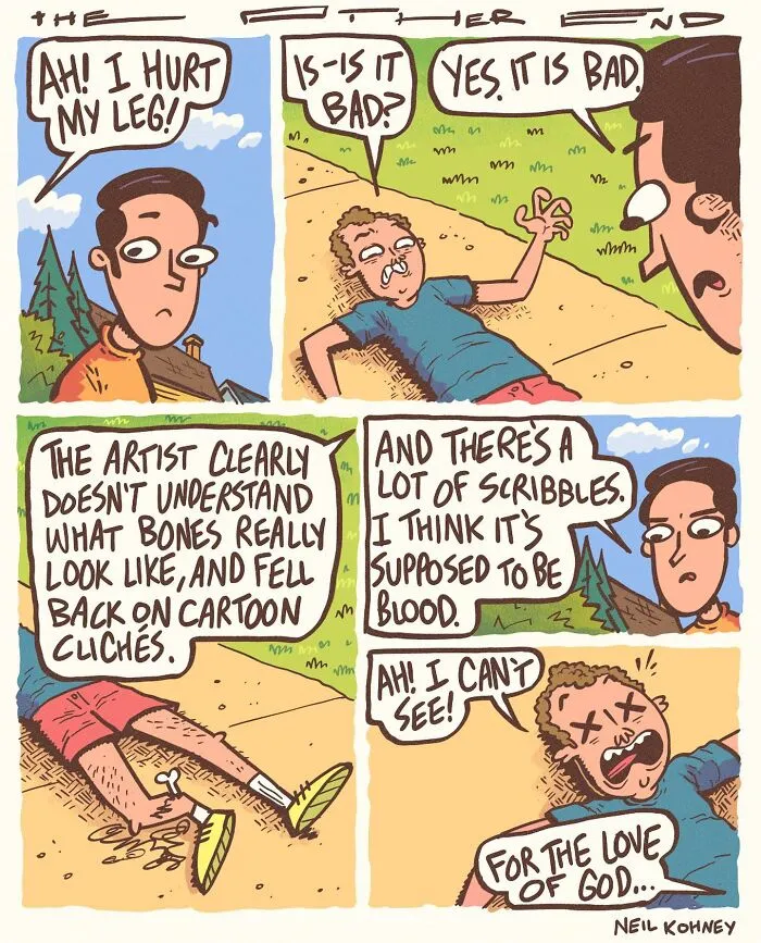 These 19 Comics From "The Other End" Are So Darkly Funny, They’re Actually Relatable