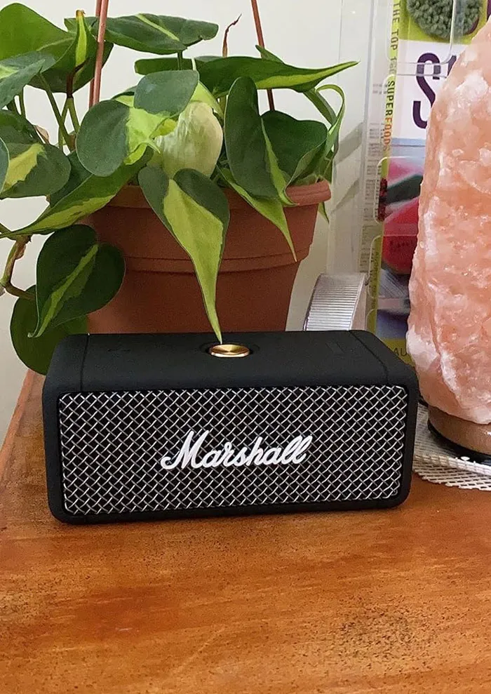 Upgrade His Jam Sessions With <span Style="Font:inherit;color:#d74b1f;"> The Marshall Emberton Portable Speaker</Span>, Offering 360° Sound, Compact Design And 20 Hours Playtime To Keep The Tunes Flowing All Day