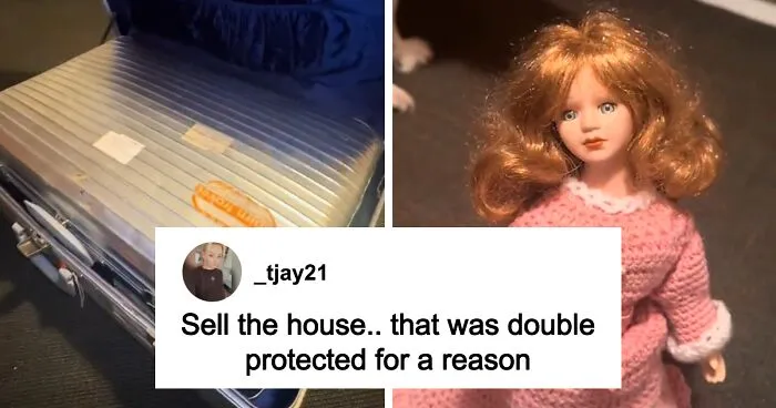 Internet Urges Couple To Leave Home After Finding Suitcase With Eerie Contents While Renovating