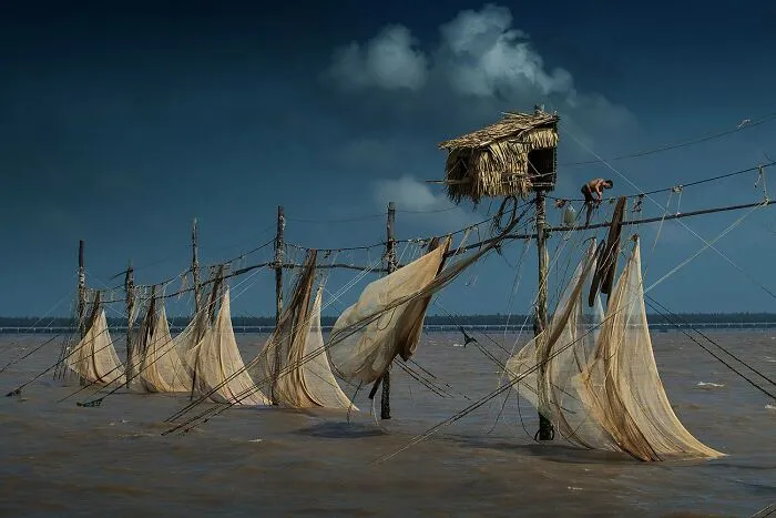 Traditional Offshore Fishing In Tra Vinh-Vietnam'