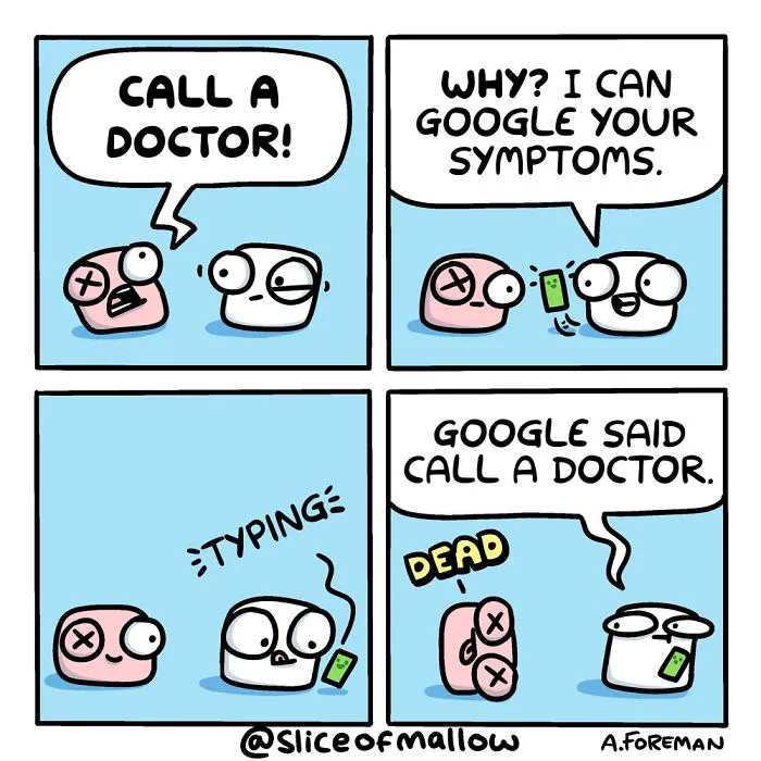 30 Humorous Comics Of Marshmallow Navigating Everyday Life By Adam Foreman