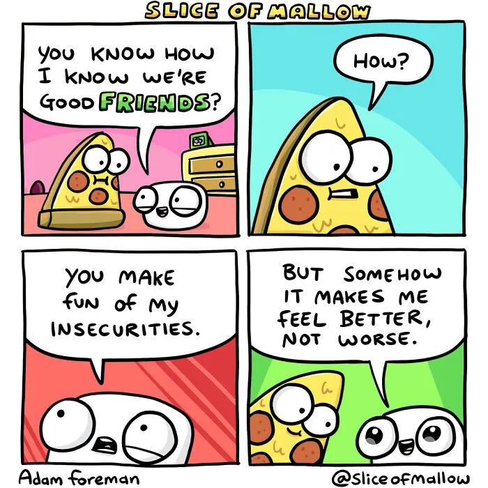 30 Humorous Comics Of Marshmallow Navigating Everyday Life By Adam Foreman