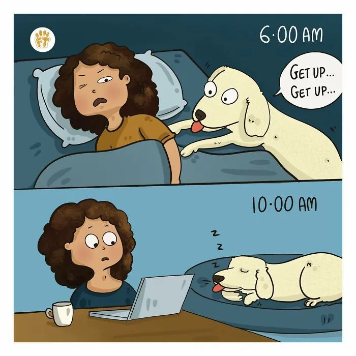 This Artist Makes Wholesome Comics That Show The Unique Dynamic Between Humans And Their Pets (30 Pics)