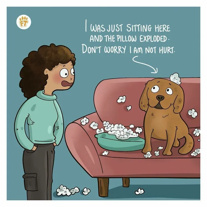 This Artist Makes Wholesome Comics That Show The Unique Dynamic Between Humans And Their Pets (30 Pics)