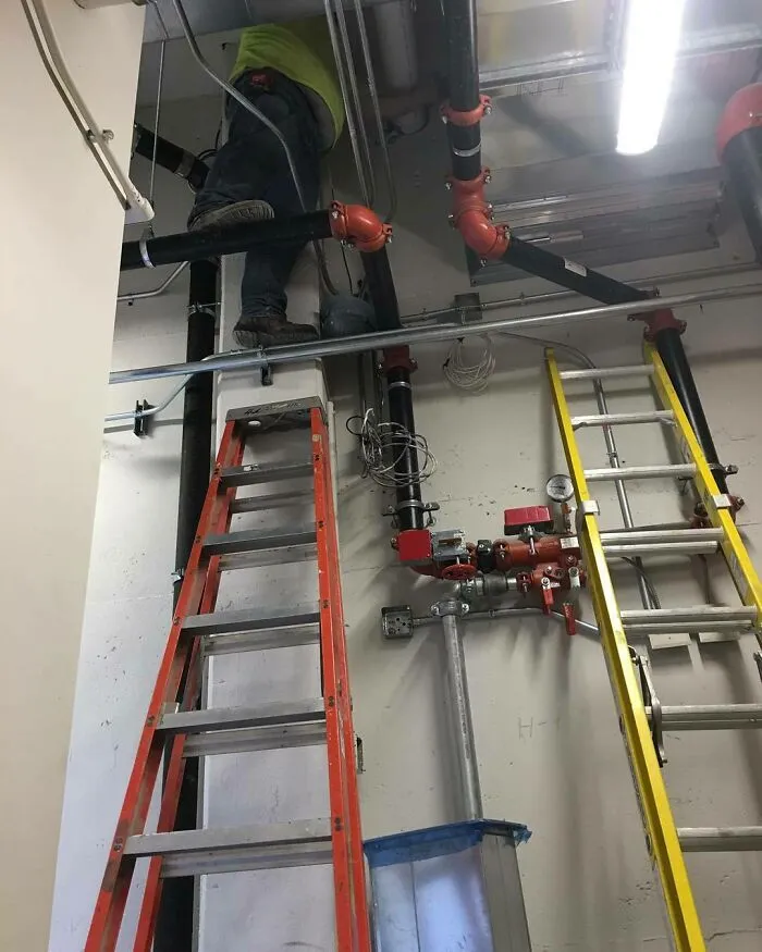 40 Empleados sin muchas luces haciendo pobremente su trabajo