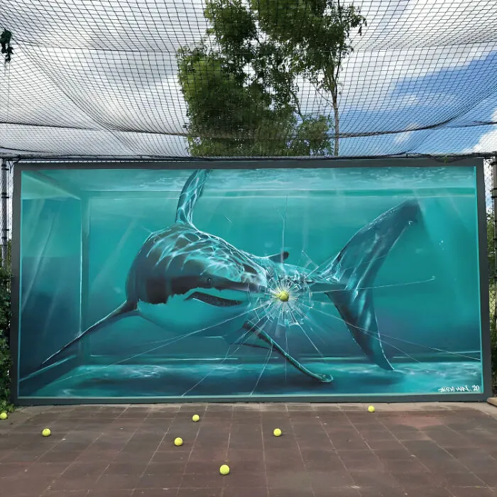 A Tenniscourt By Jan Is De Man