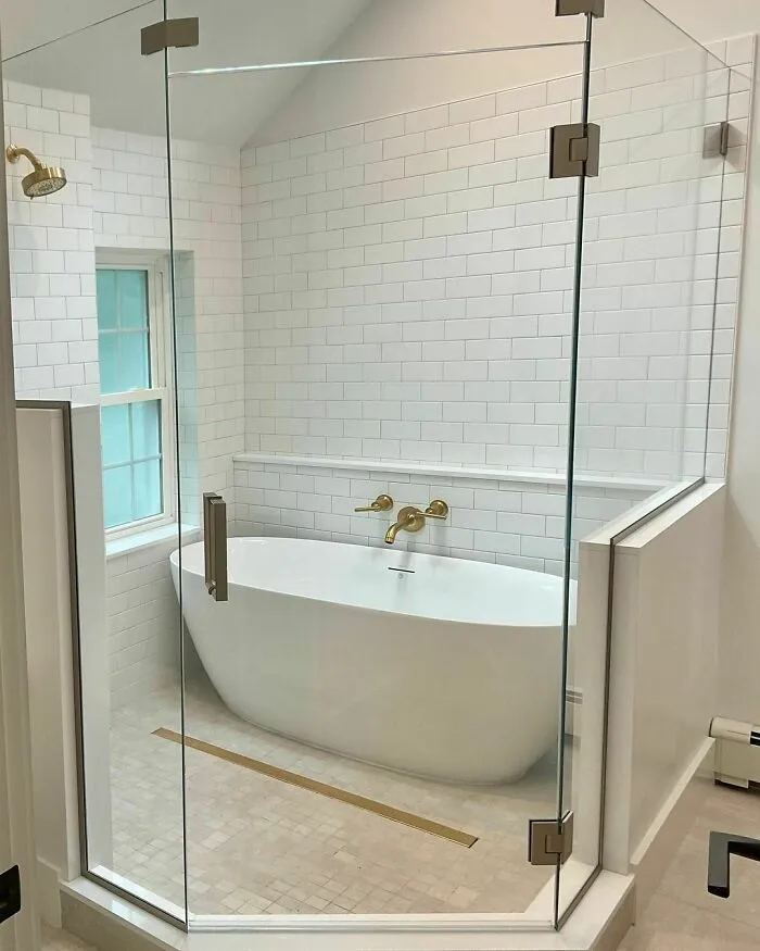 Walk-In Bathtub With Shower For A Small Bathroom
