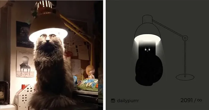 35 New “Daily Purrr” Illustrations Featuring The Funniest Internet-Famous Cats