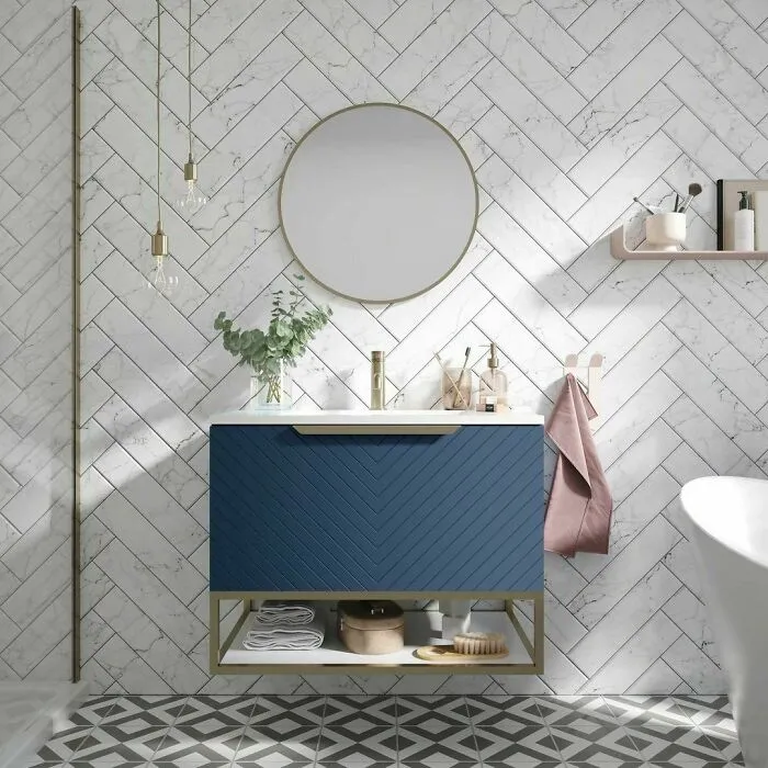 Chevron Tiles Create Movement