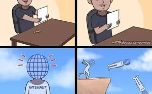 Dark Dystopia: 40 Dark Humor Comics Made By This Artist