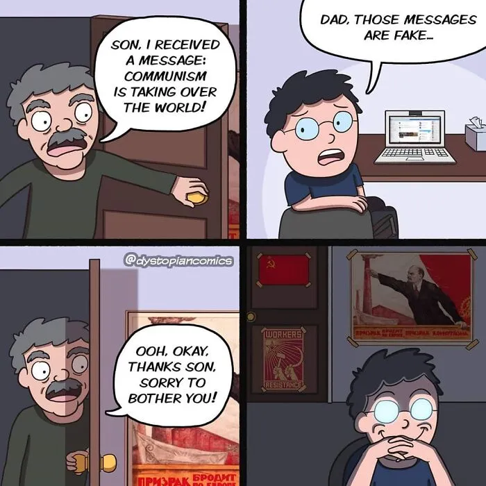 Dark Dystopia: 40 Dark Humor Comics Made By This Artist