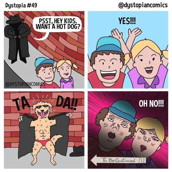 Dark Dystopia: 40 Dark Humor Comics Made By This Artist