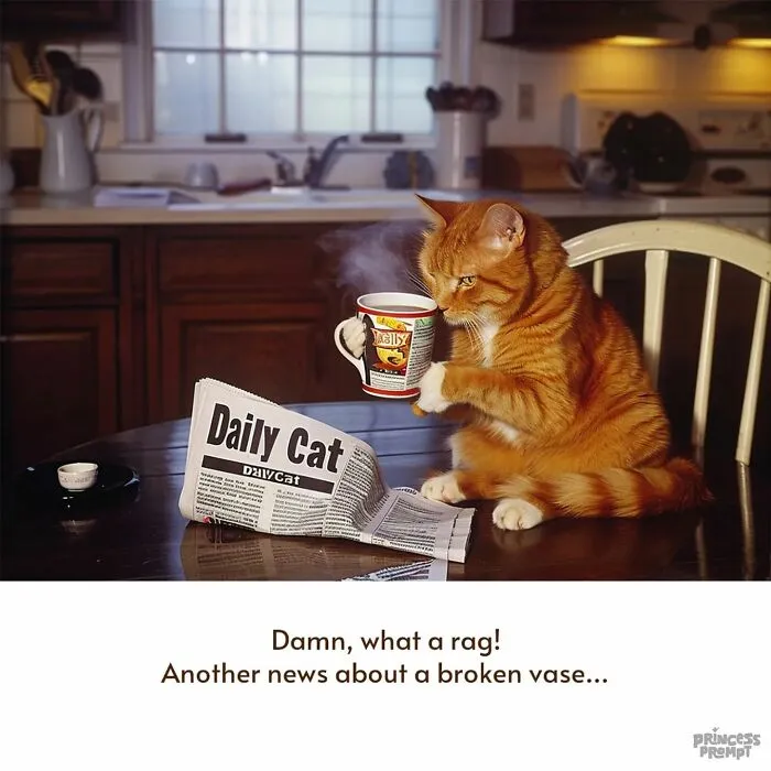 Unmasking Cat Shenanigans: 15 Funny Moments Revealed By Princess_Prompt