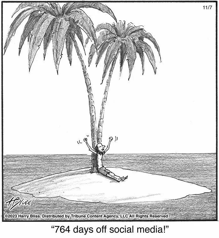 35 Clever One-Panel Comics To Make You Smile By Harry Bliss (New Pics)