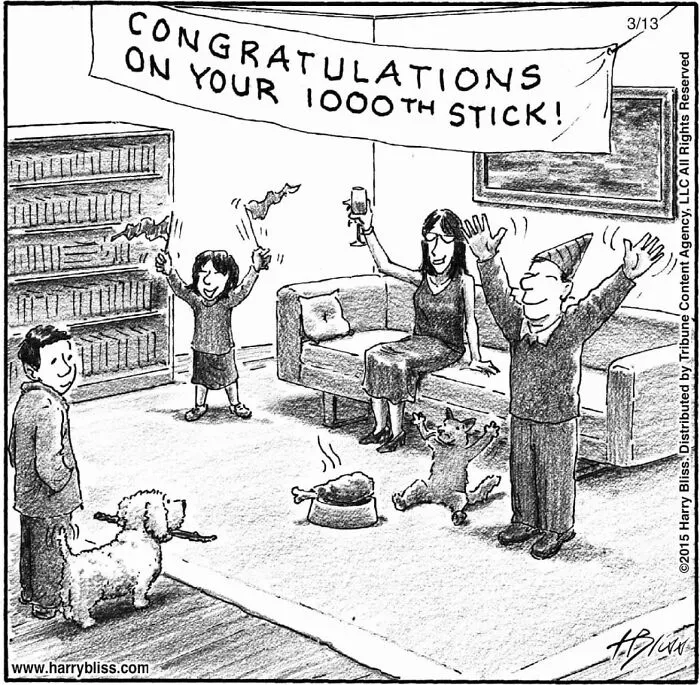 35 Clever One-Panel Comics To Make You Smile By Harry Bliss (New Pics)