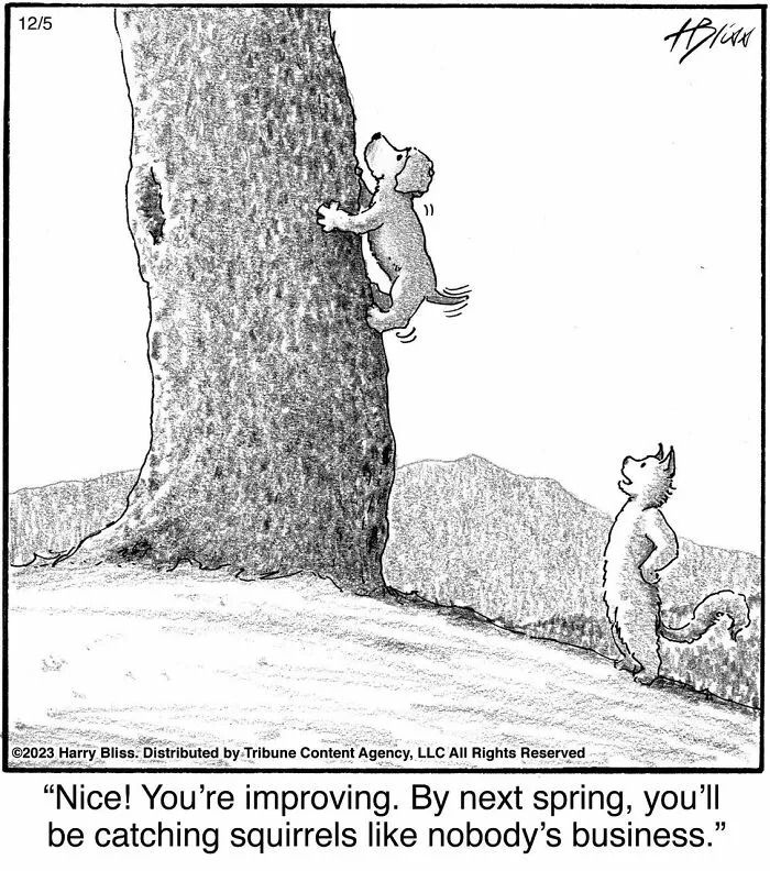 35 Clever One-Panel Comics To Make You Smile By Harry Bliss (New Pics)