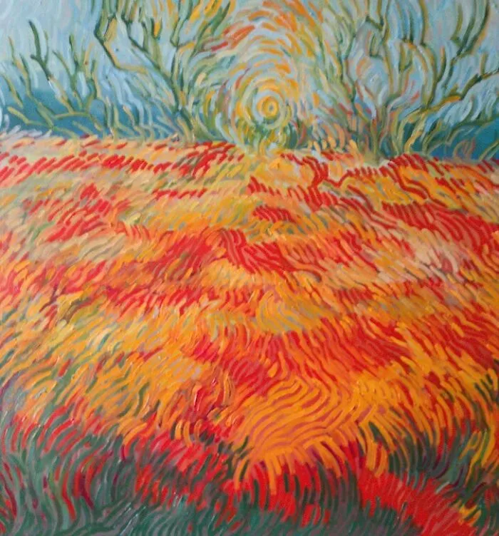 Oil On Canvas 80x80 Cm