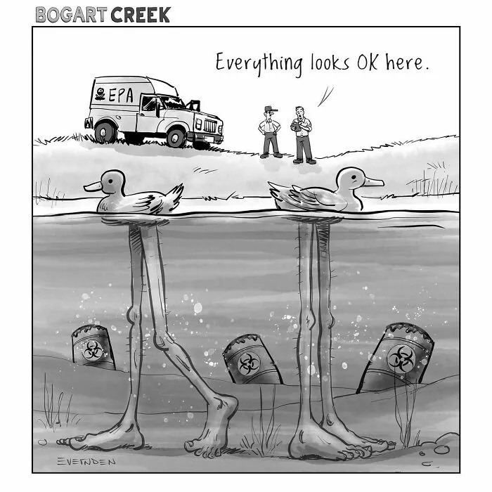 35 Hilarious One-Panel Comics By Derek Evernden With Darker Undertones (New Pics)