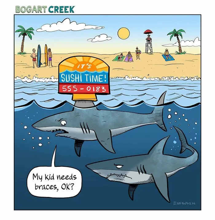 35 Hilarious One-Panel Comics By Derek Evernden With Darker Undertones (New Pics)