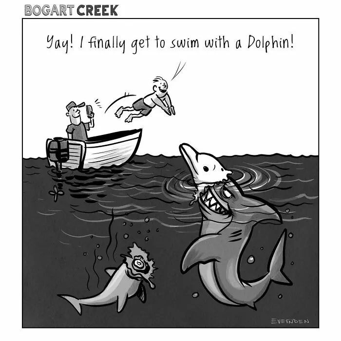 35 Hilarious One-Panel Comics By Derek Evernden With Darker Undertones (New Pics)