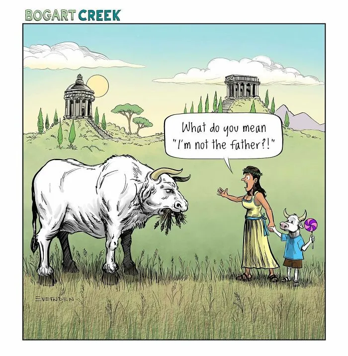 35 Hilarious One-Panel Comics By Derek Evernden With Darker Undertones (New Pics)