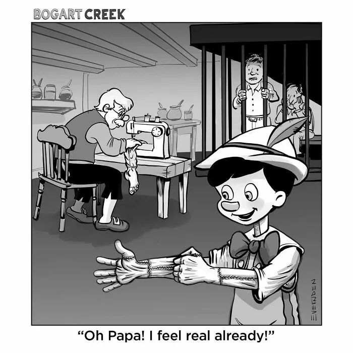 35 Hilarious One-Panel Comics By Derek Evernden With Darker Undertones (New Pics)