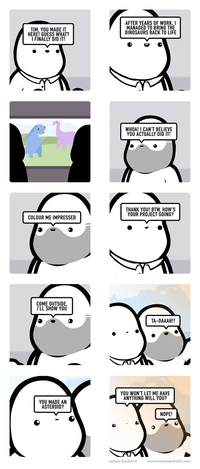30 Outrageously Bizarre Lemon Sandwich Comics With Unpredictable Twists And Turns