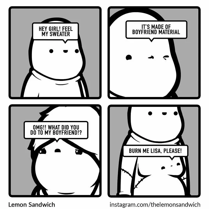 30 Outrageously Bizarre Lemon Sandwich Comics With Unpredictable Twists And Turns