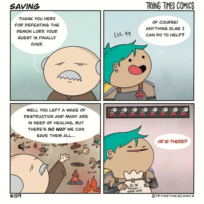 40 Latest Short And Funny Comics By Trying Times Comics (New Pics)