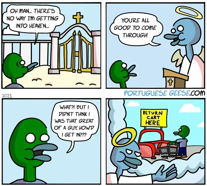 This Artist Created 30 New Comics Featuring Some Awkward Situations And Twisted Endings