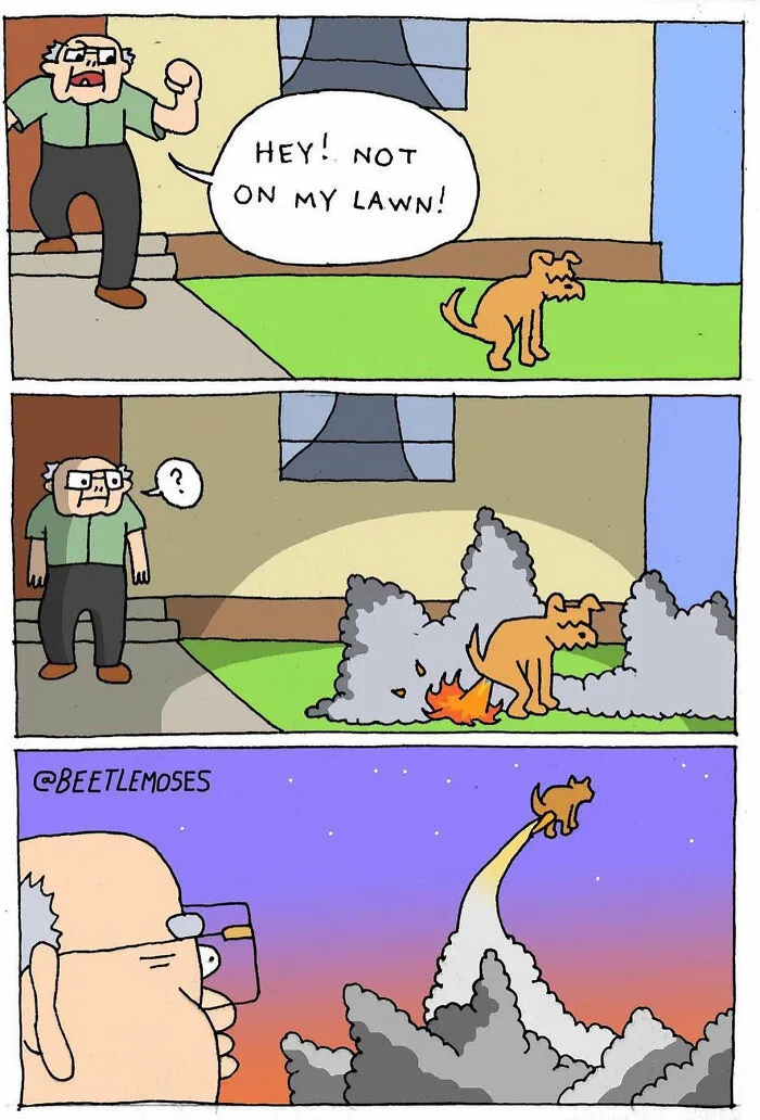 30 Ridiculous Comics With Unexpected Endings By Harris Fishman (New Pics)
