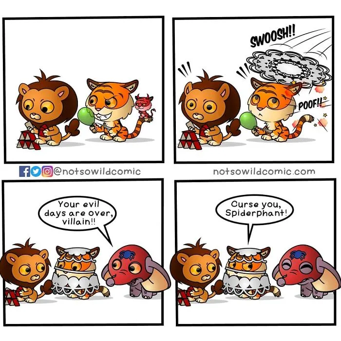 “Not So Wild”: This Artist Creates Wholesome Comics Featuring Animals (30 Pics)