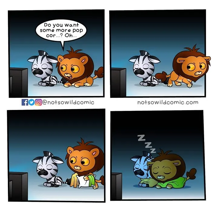 “Not So Wild”: This Artist Creates Wholesome Comics Featuring Animals (30 Pics)