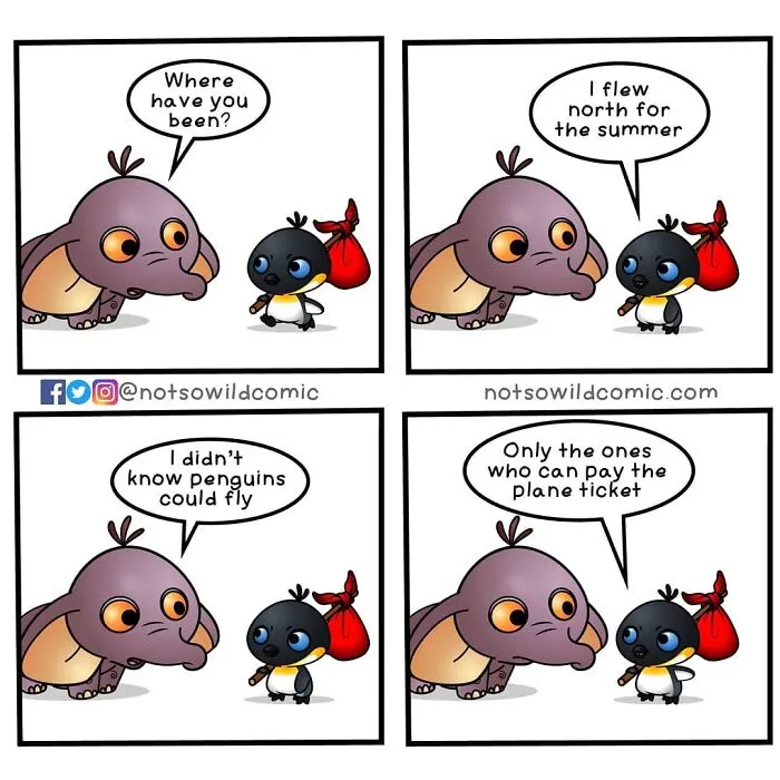 “Not So Wild”: This Artist Creates Wholesome Comics Featuring Animals (30 Pics)