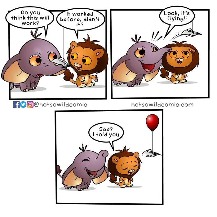 “Not So Wild”: This Artist Creates Wholesome Comics Featuring Animals (30 Pics)