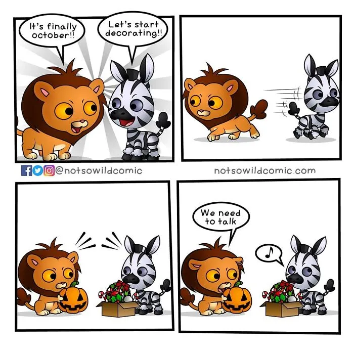 “Not So Wild”: This Artist Creates Wholesome Comics Featuring Animals (30 Pics)