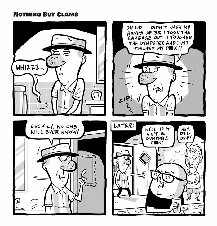I Created 20 Comics Featuring Themes Of Doom, Failure, Cynicism, Crime, And Punishment