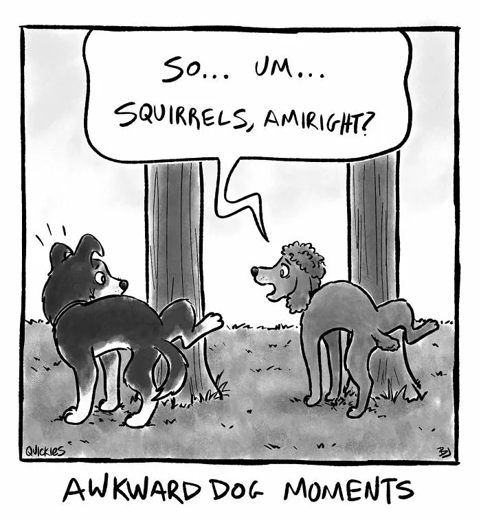 35 Witty One-Panel Comics From The Collaborative Minds Of Two Artists Under The Name Quickies