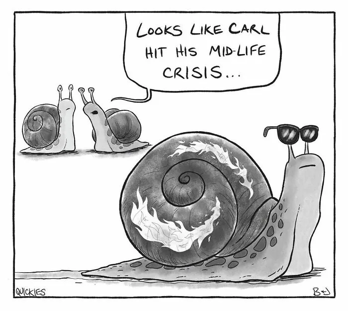 35 Witty One-Panel Comics From The Collaborative Minds Of Two Artists Under The Name Quickies