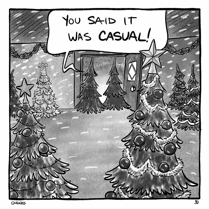 35 Witty One-Panel Comics From The Collaborative Minds Of Two Artists Under The Name Quickies