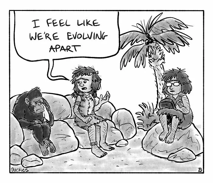 35 Witty One-Panel Comics From The Collaborative Minds Of Two Artists Under The Name Quickies