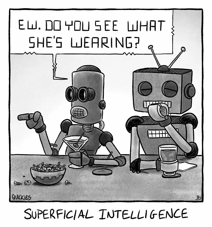 35 Witty One-Panel Comics From The Collaborative Minds Of Two Artists Under The Name Quickies