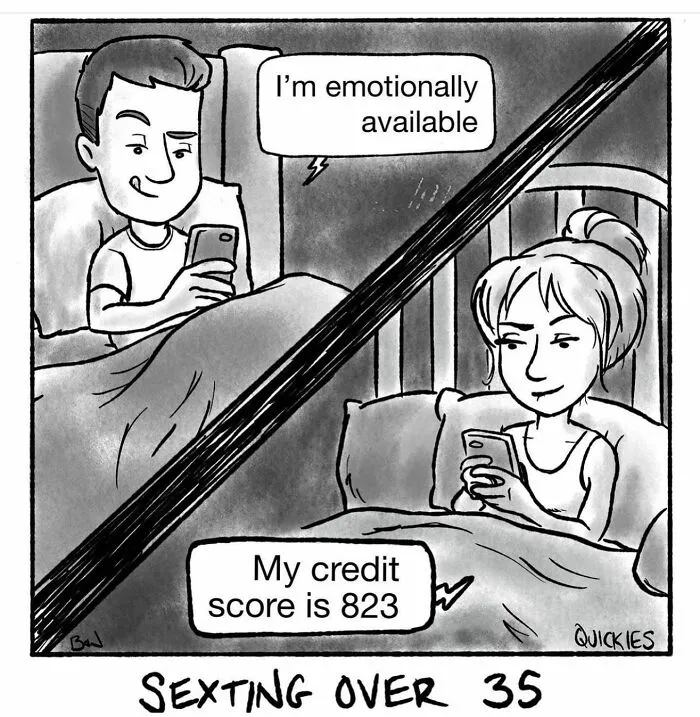 35 Witty One-Panel Comics From The Collaborative Minds Of Two Artists Under The Name Quickies
