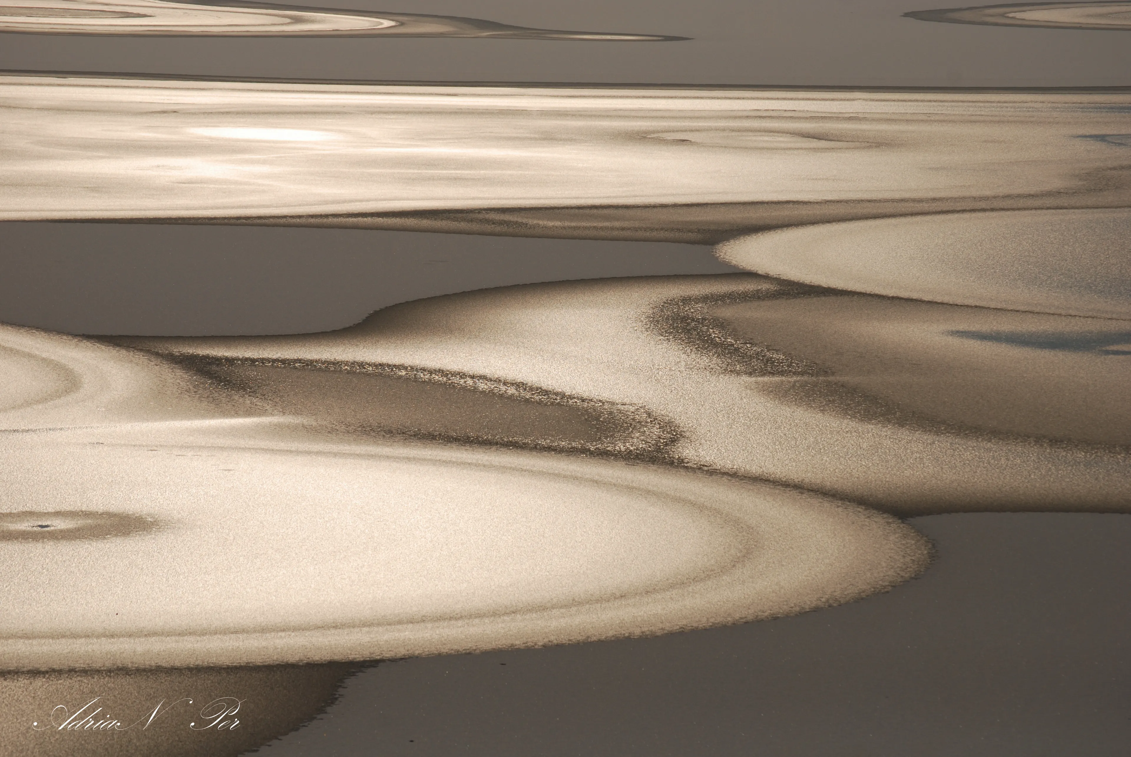 Floating Ices On Danube