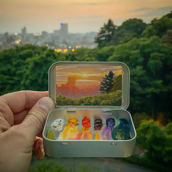 45 Pocket-Sized Masterpieces By This Artist That Paints In Altoid Tins (New Pics)