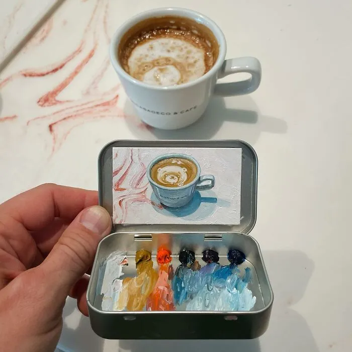 45 Pocket-Sized Masterpieces By This Artist That Paints In Altoid Tins (New Pics)